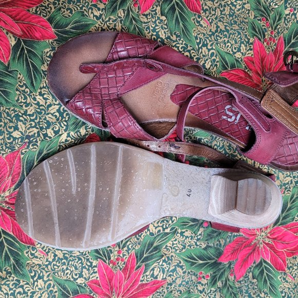 Ladies MJUS strap, open toe heel, size 40 (US 9.5) - Picture 3 of 4